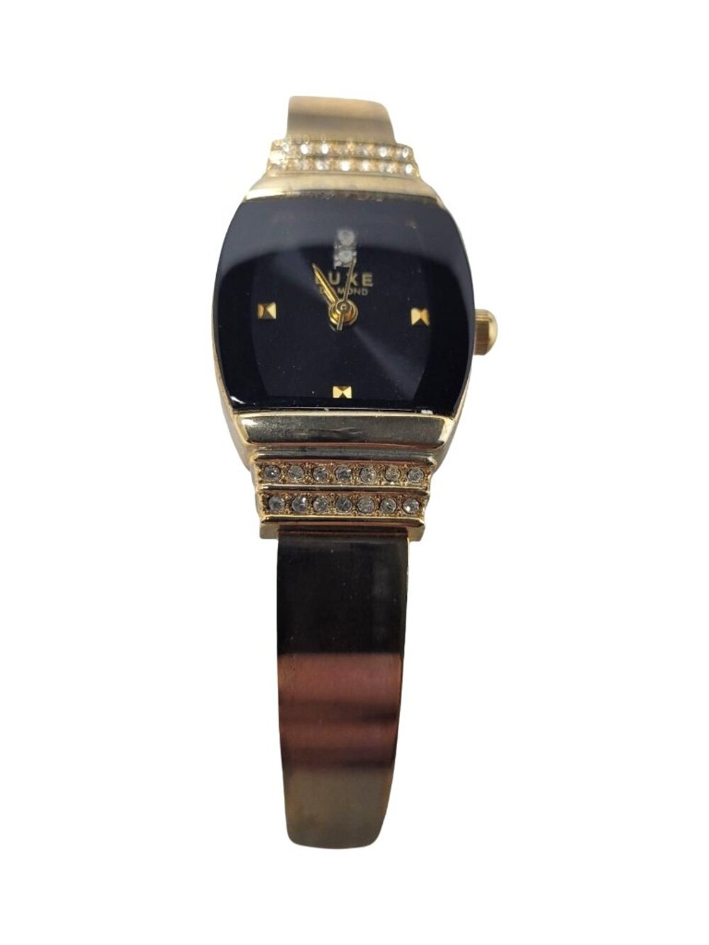 Vintage Luxe Diamond ZRT5001 Gold Tone Quartz Watch - Picture 12 of 13